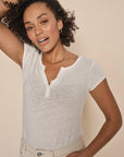 Mos Mosh Troy Short Sleeve Tee - Ecru