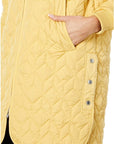 Ilse Jacobsen Knee Length Quilt Coat Art 06 - Marigold