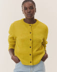 Leon & Harper Martha Plain Yellow Cardigan