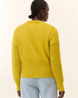 Leon & Harper Martha Plain Yellow Cardigan