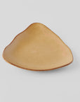Triangle plate in Honey Glaze