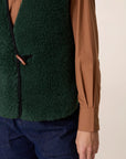 Leon & Harper Vallos Vest - Green