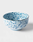 Blue Daisy design - U Shaped bow