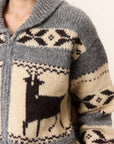 Leon & Harper Matalie Jac Zip Cardigan