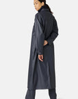 Ilse Jacobsen Rain 191 Long Raincoat - Dark Indigo