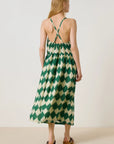 Leon & Harper Roar Diamond Dress - Green