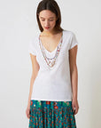 Leon & Harper Tonton Shell T-Shirt - White