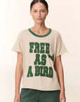 Leon & Harper Toro Tee - Free as Bird - Ciment