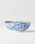 Blue Daisy Large Uneven Bowl