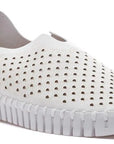 Ilse Jacobsen Tulip Microfibre Flats - White