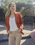 Mos Mosh Sumner Power Pant - Savannah Tan