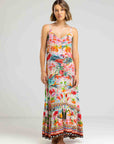 INOA Frill Strap Maxi Dress - Jardin de Paris