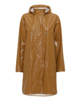 Ilse Jacobsen Rain71G Glossy A-line Raincoat - Cashew