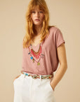 Leon & Harper Tonton Afrika T Shirt - Pink