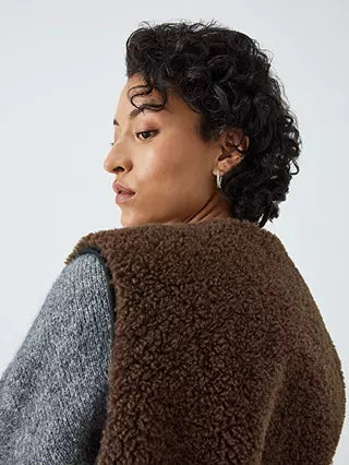 Leon &amp; Harper Vamos Boucle Gillet Vest - Brown