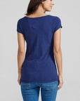 Mos Mosh Troy Short Sleeve Tee - Navy