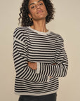 Mos Mosh Khai Stripe Knit - Black