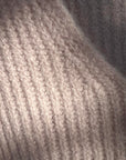 Monari V-Neck Seamless Fleece Sweater - Lychee 806649