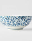 Blue Daisy design - Large U Shaped bowl