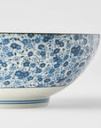 Blue Daisy design - Large U Shaped bowl