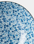 Blue Daisy design - Large U Shaped bowl