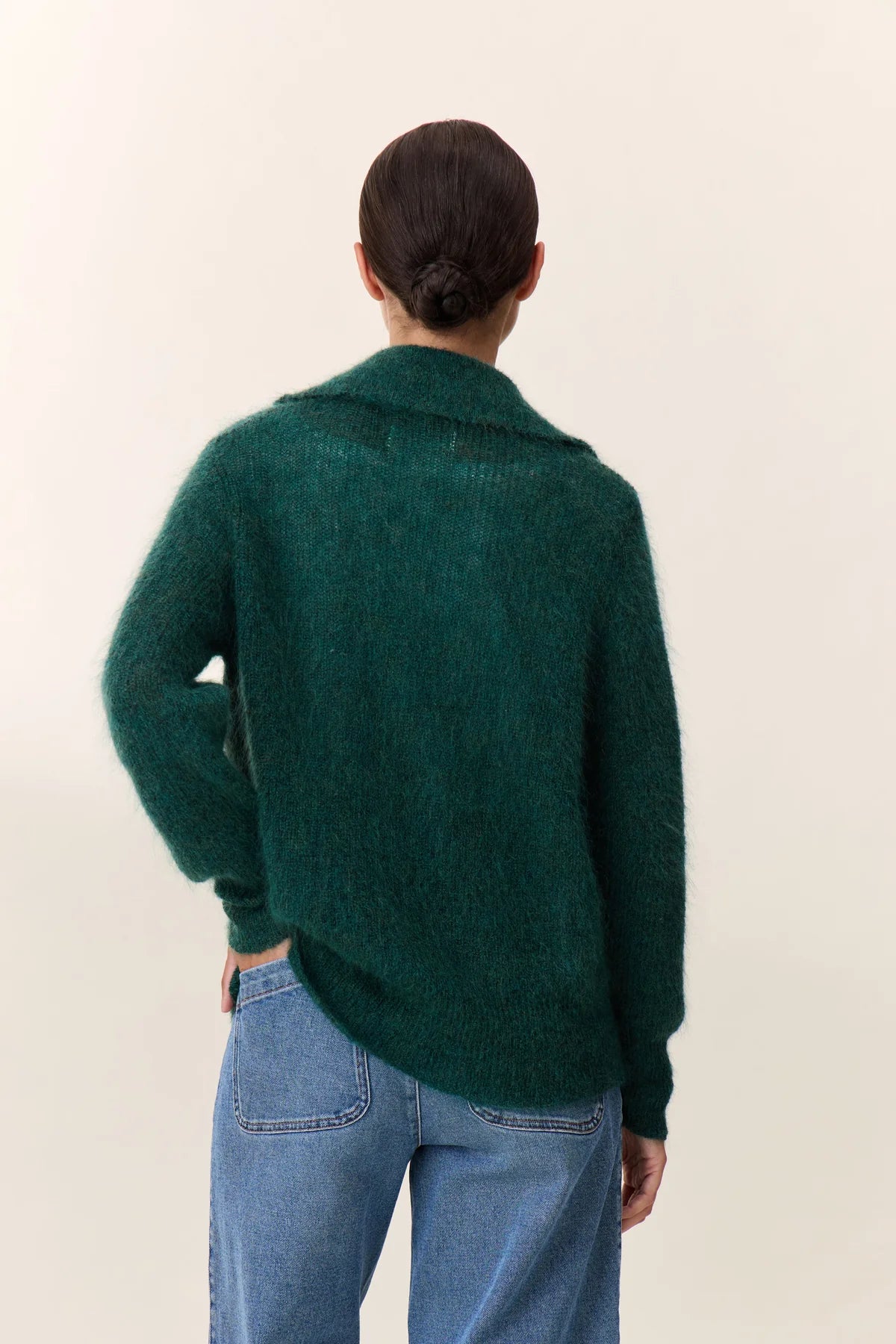 Leon &amp; Harper Marloup Core Green Cardigan