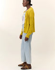 Leon & Harper Martha Plain Yellow Cardigan