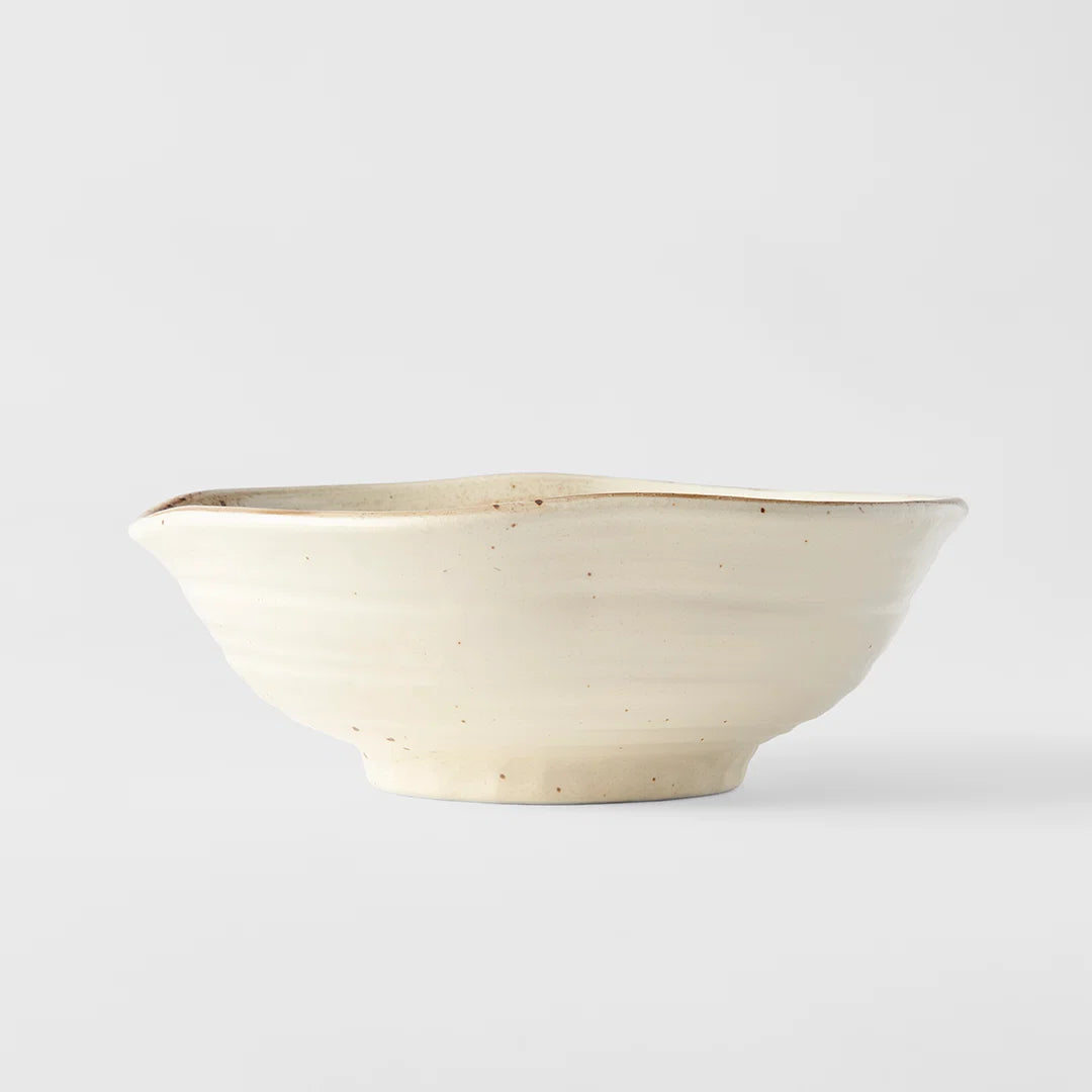 Spiral Sand Large Uneven Bowl