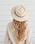 Free Spirit Panama Hat - Oatmeal / Brown Band