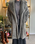 Monari Faux Fur Coat - Frozen Green