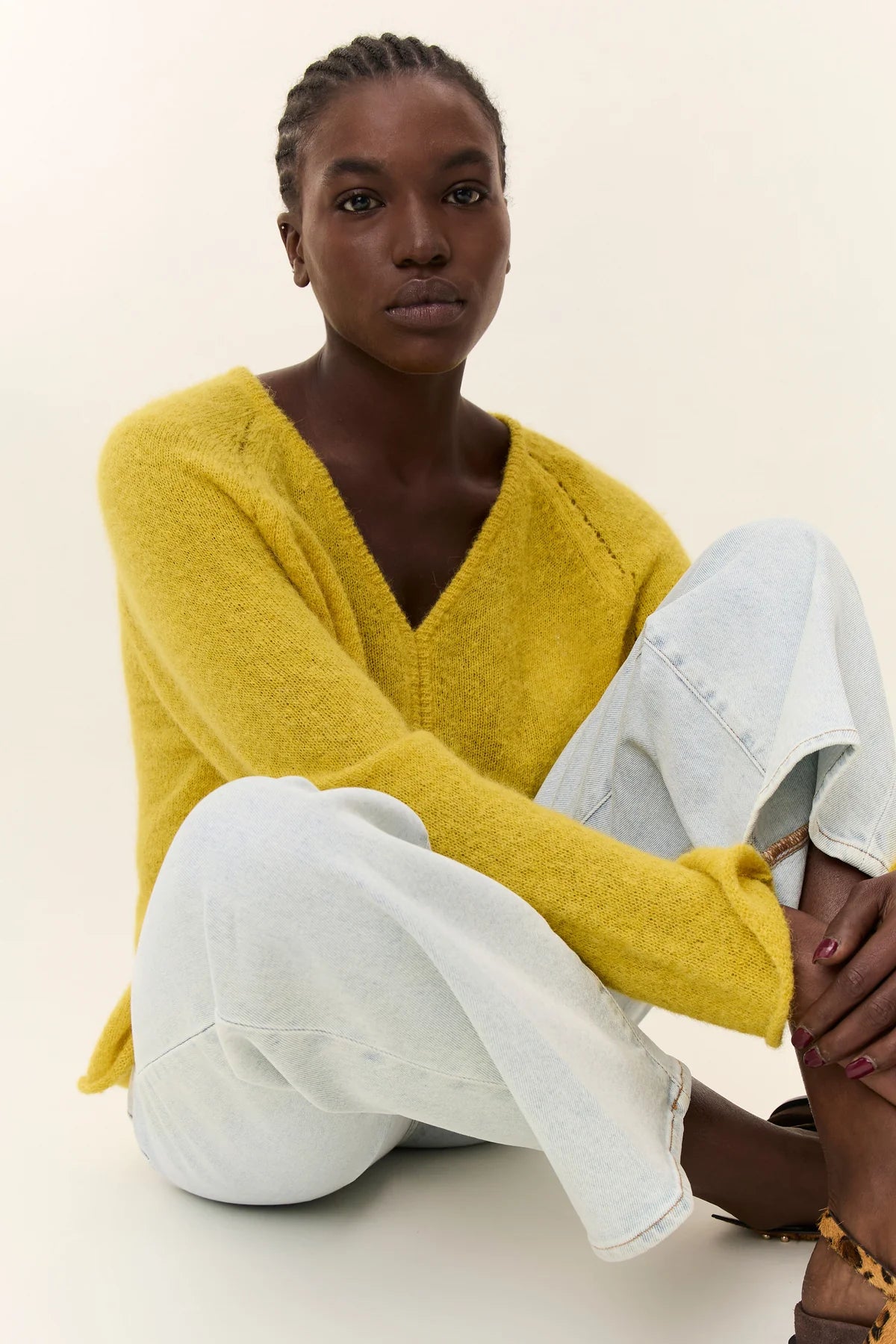Leon &amp; Harper Margarit Plain Yellow Jersey