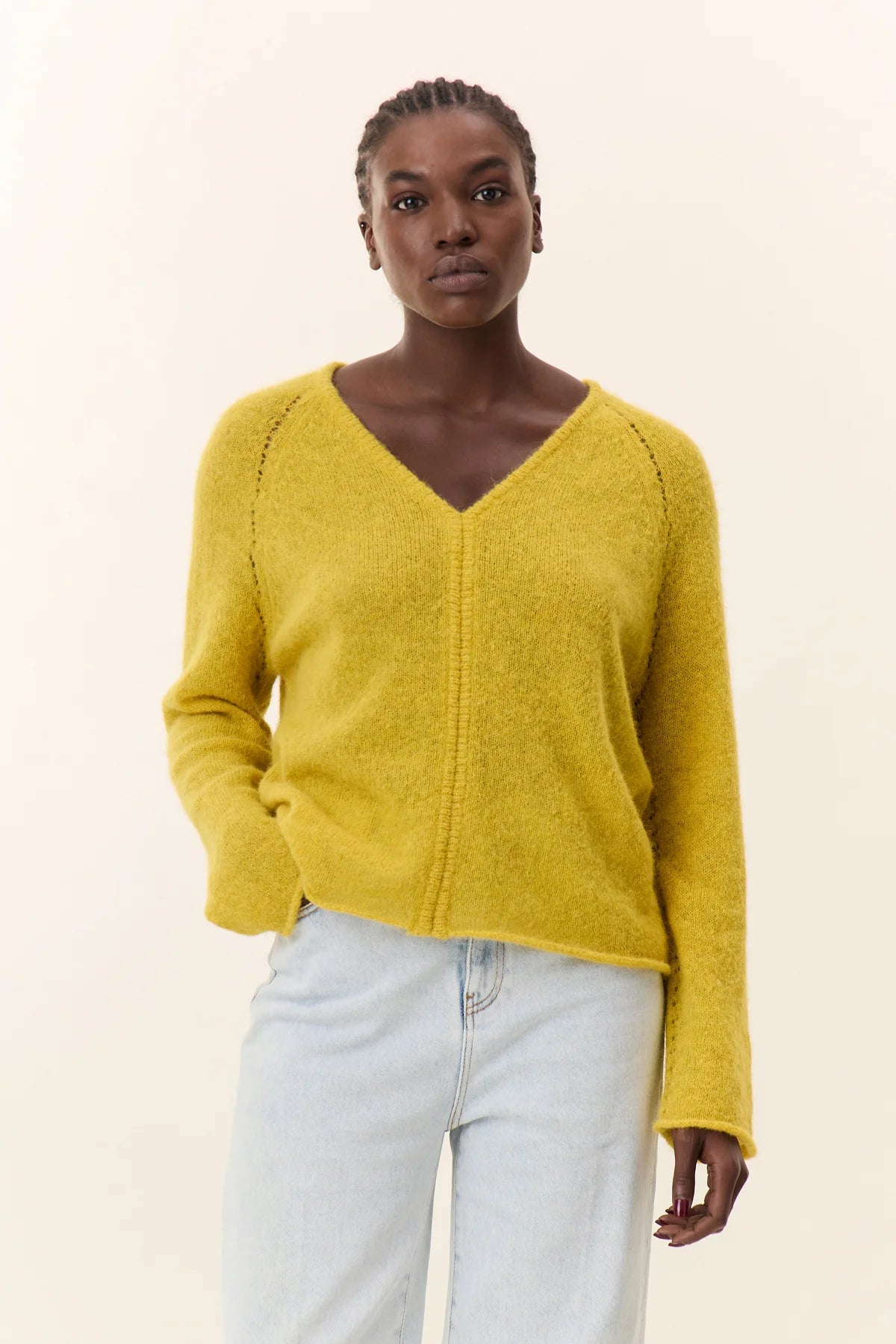 Leon &amp; Harper Margarit Plain Yellow Jersey