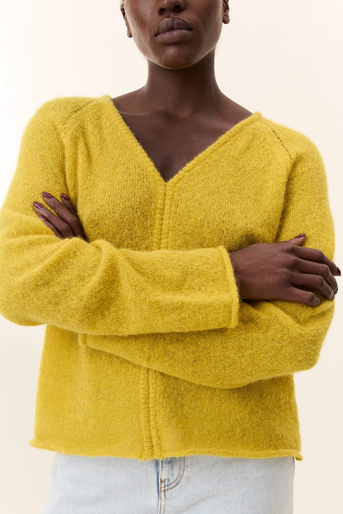 Leon &amp; Harper Margarit Plain Yellow Jersey