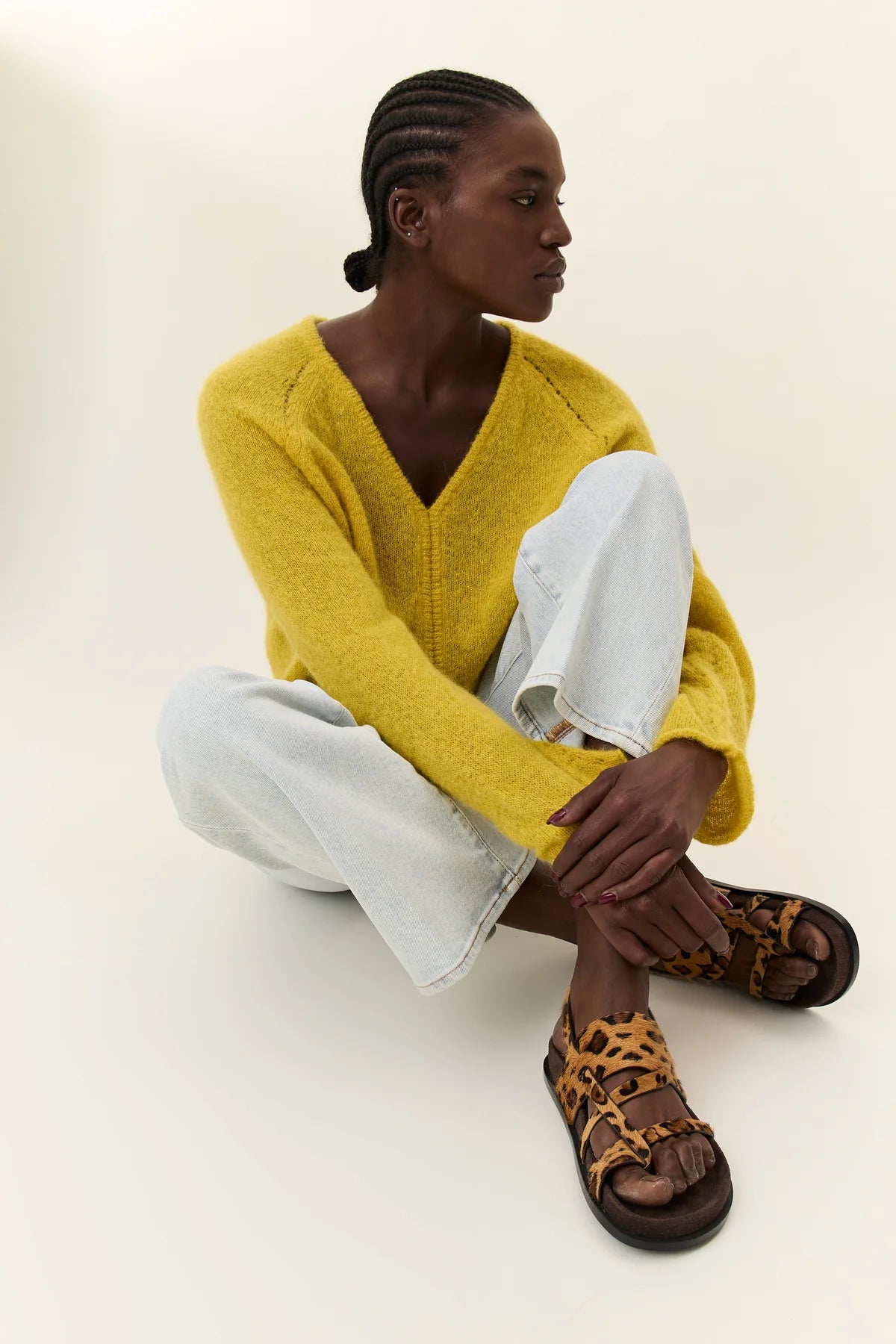 Leon &amp; Harper Margarit Plain Yellow Jersey
