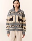 Leon & Harper Matalie Jac Zip Cardigan