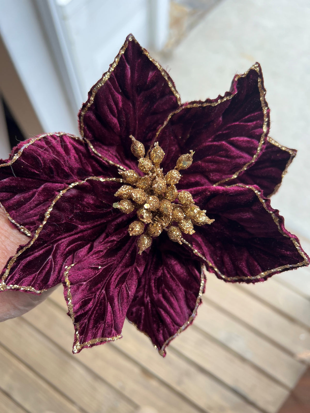 Alison's Acquisitions Royal Magnolia - Burgundy