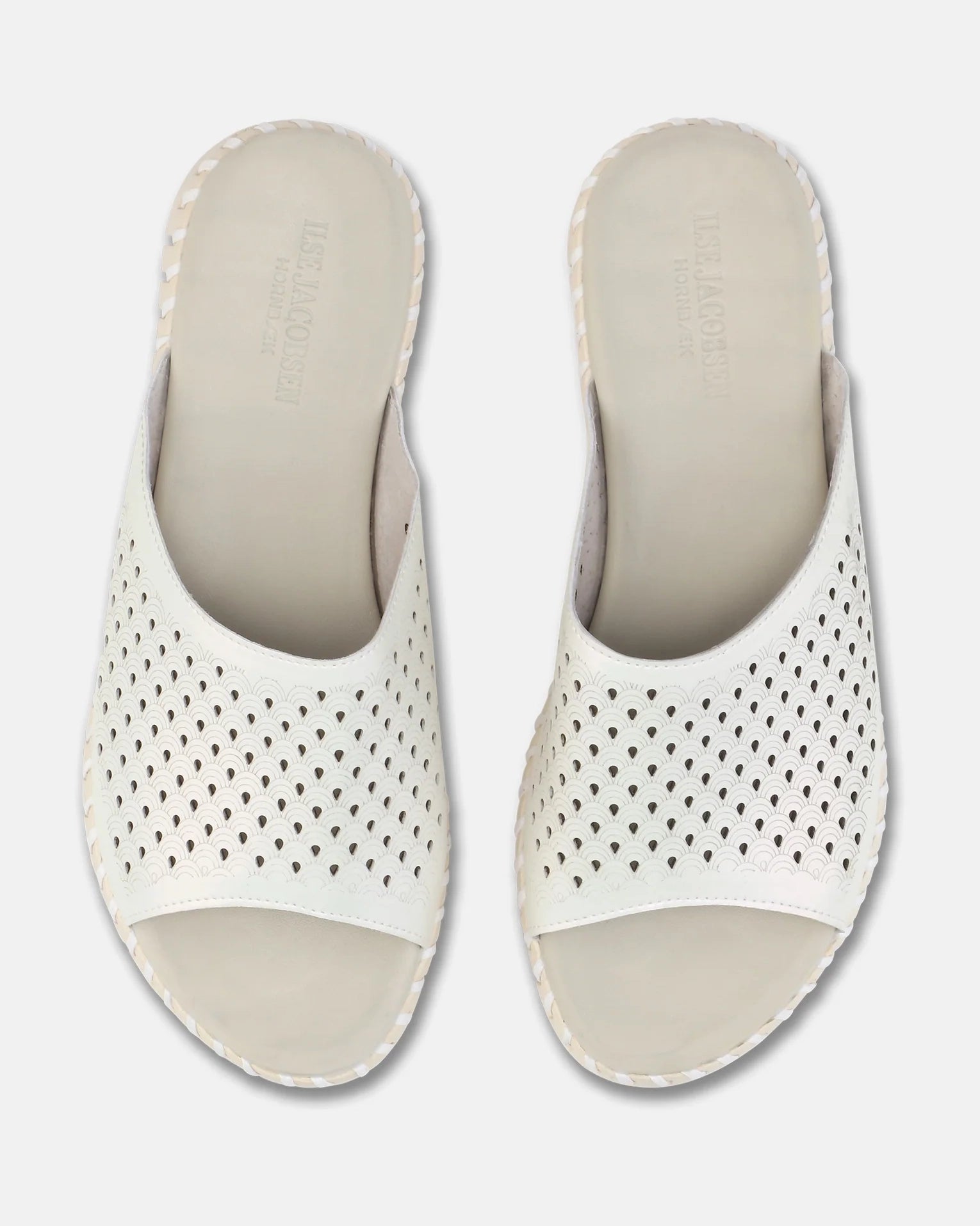 Ilse Jacobson Tulip Slip on Sandals - Whitecap Holes