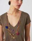 Leon & Harper Tonton Medial T-Shirt - Khaki