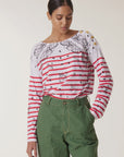 Leon & HarperThilla Paisley T-shirt - Red