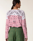 Leon & HarperThilla Paisley T-shirt - Red