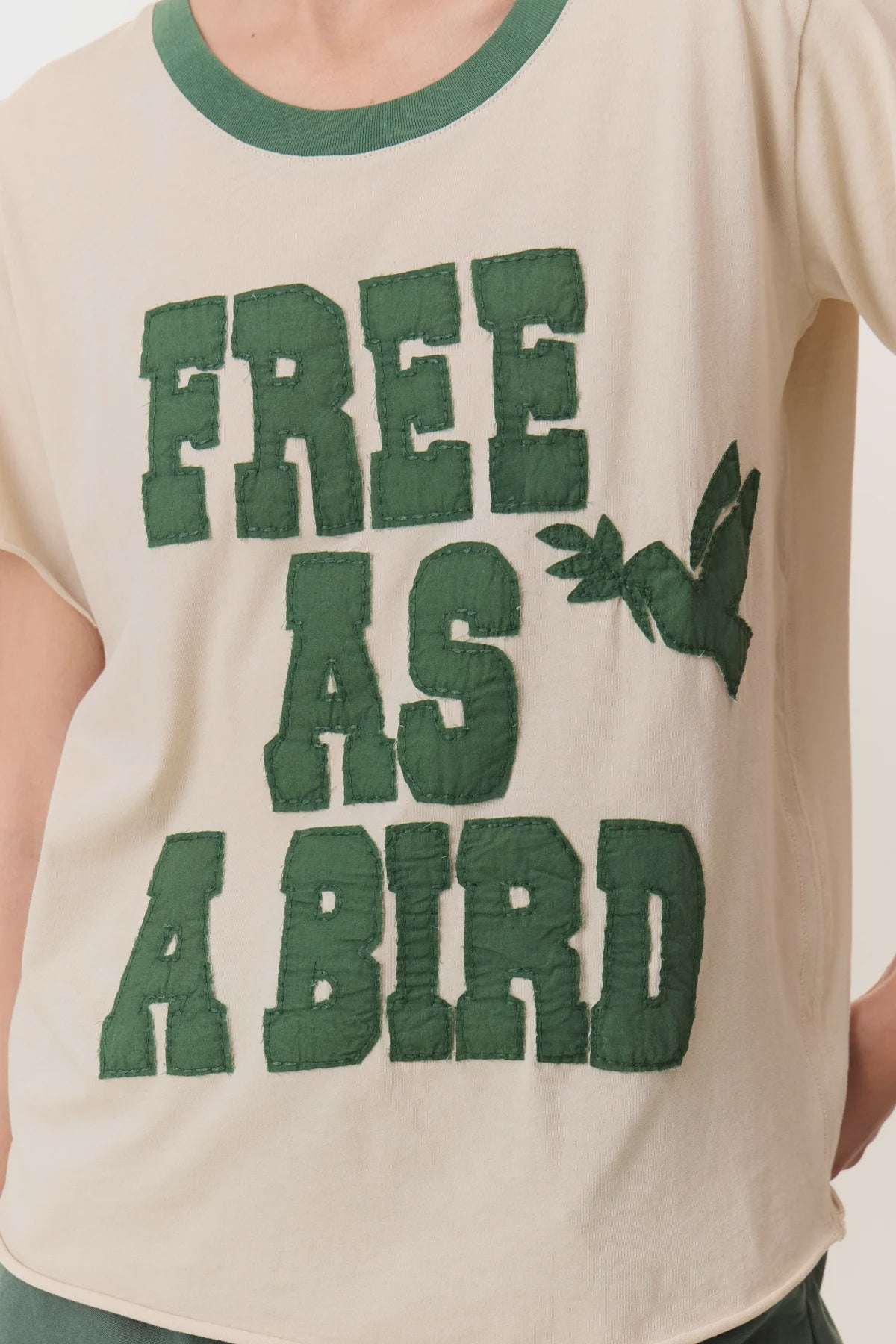 Leon &amp; Harper Toro Tee - Free as  Bird - Ciment