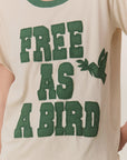 Leon & Harper Toro Tee - Free as  Bird - Ciment