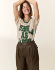 Leon & Harper Toro Tee - Free as  Bird - Ciment