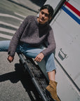 Mos Mosh HEYANNO Feel Vita Knit Jersey - Indigo Navy