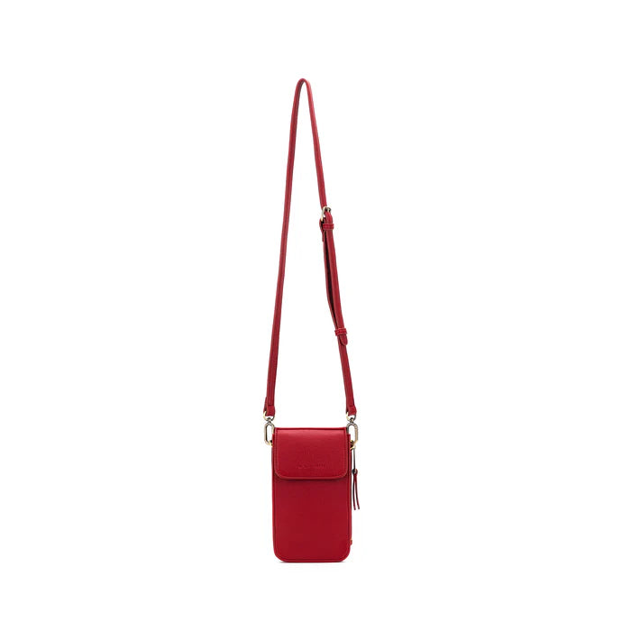 Black Caviar Lou Lou Mobile Phone Case Wallet - Deep Red