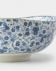 Blue Daisy Large Uneven Bowl