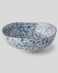 Blue Daisy Large Uneven Bowl