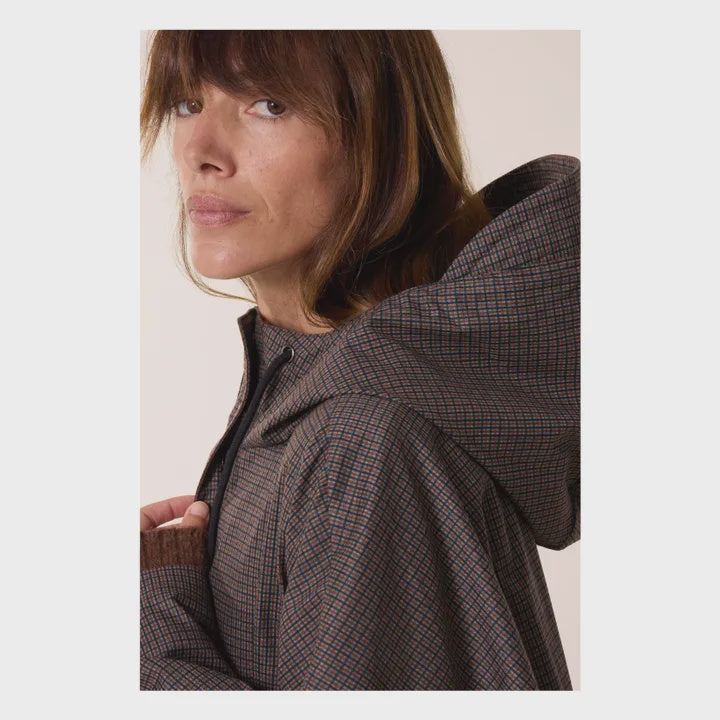 Leon &amp; Harper Vannah Coat - Brown Check