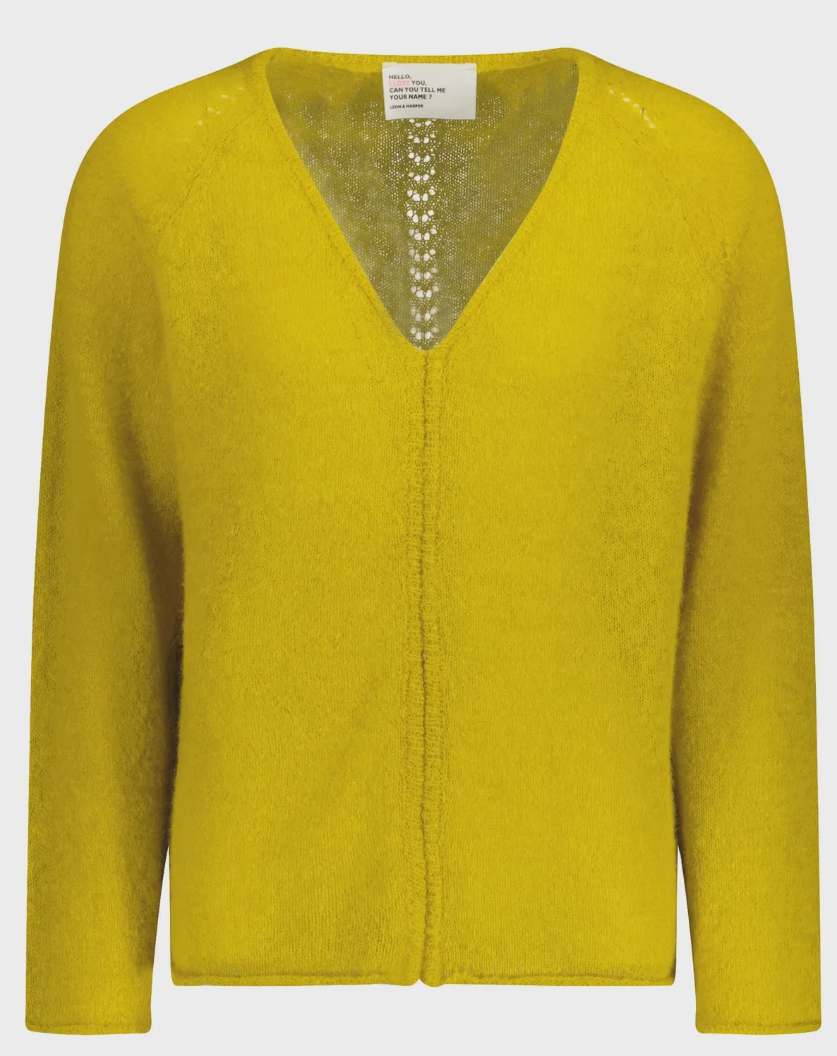 Leon &amp; Harper Margarit Plain Yellow Jersey