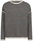 Mos Mosh Khai Stripe Knit - Black